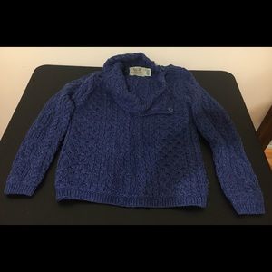 Aran Sweater Market 100% Merino Wool Sweater (Made in Ireland)